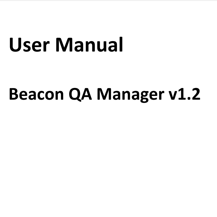 Sì. SMS231202 Beacon QA Manager_v1.4_User Manual_A5_2025-01-24